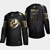 Panthers 13 Nick Bonino Black Gold Adidas Jersey Dyin,baseball caps,new era cap wholesale,wholesale hats